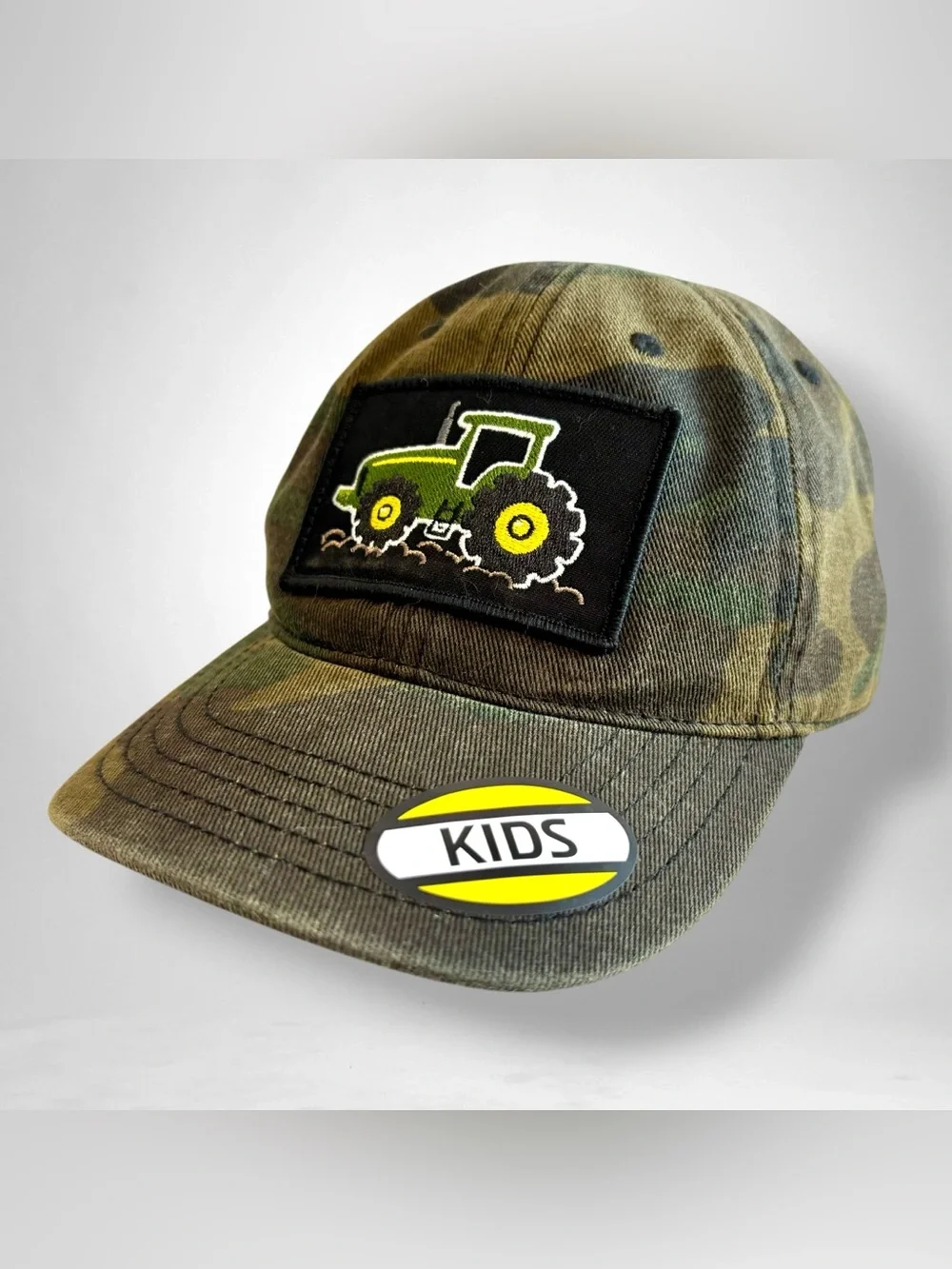 John Deere Kids Camo Tractor Patch Hat/Cap Adjustable